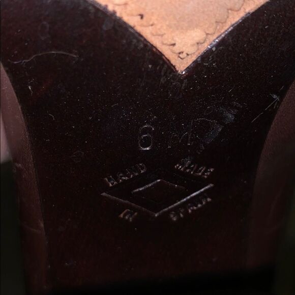 Vintage Donald J Pliner Brown Zip Ankle Bo… - Picture 9 of 11
